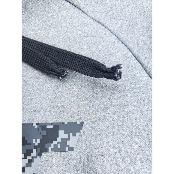 Nike Funnel Neck Hooded Sweatshirt Men's Size Large Gray - Picture 4 of 9